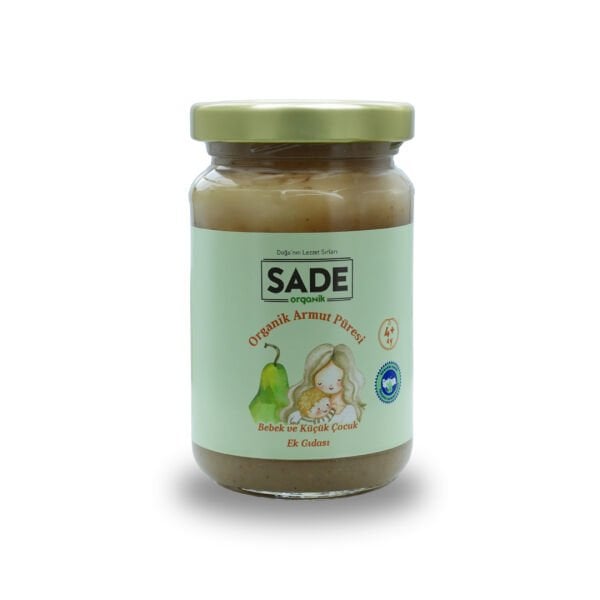 Sade Organik Armut Püresi 100 gr (+4 Ay)