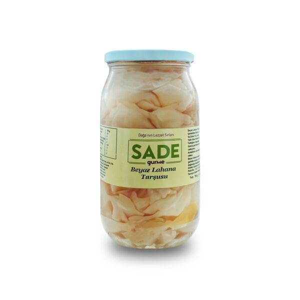 Sade Gurme Beyaz Lahana Turşusu 780 Gr. | Katkısız Lezzet
