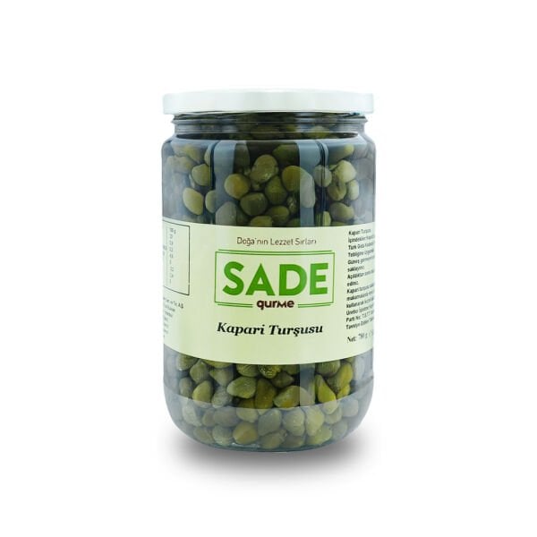 Sade Gurme Kapari Turşusu - 780 Gr. | Katkısız Lezzet