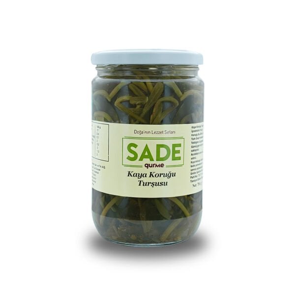 Sade Gurme Kaya Koruğu Turşusu 780 Gr. | Katkısız Lezzet