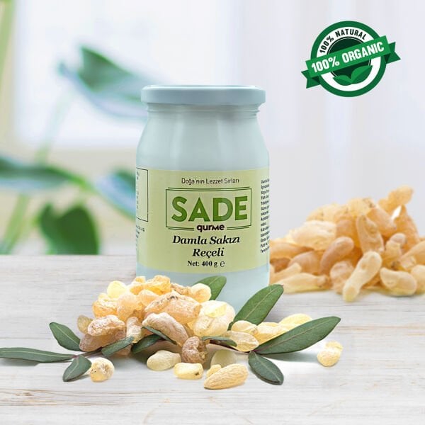 Sade Gurme Damla Sakızı Reçeli 400 Gr. | Katkısız Lezzet